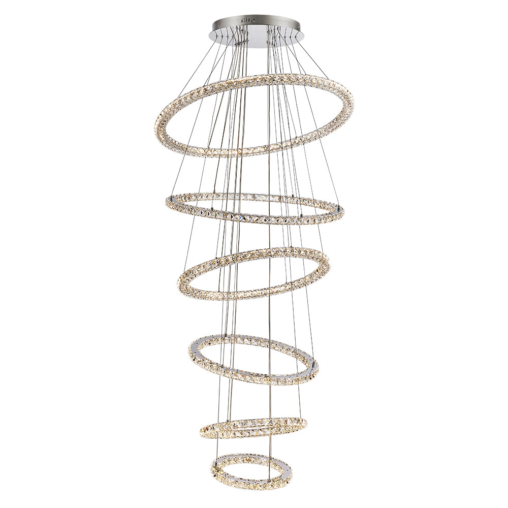 LED ARGUS 93W CRYSTAL PENDANT LIGHT